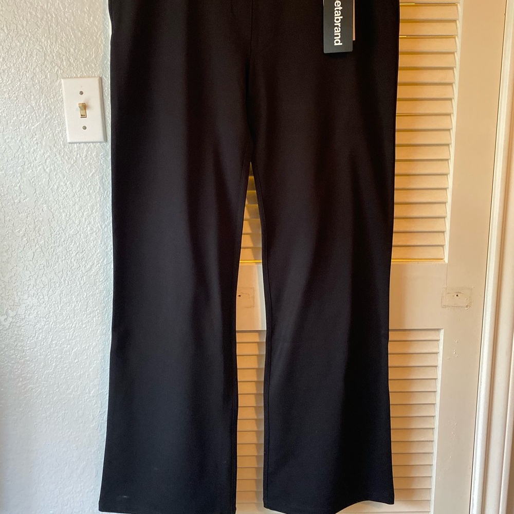 NWT 2x Long Black Dress/Yoga Pant Betabrand